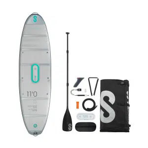 E-SUP PADDLE SIPABOARD ALLROUNDER SILVER
