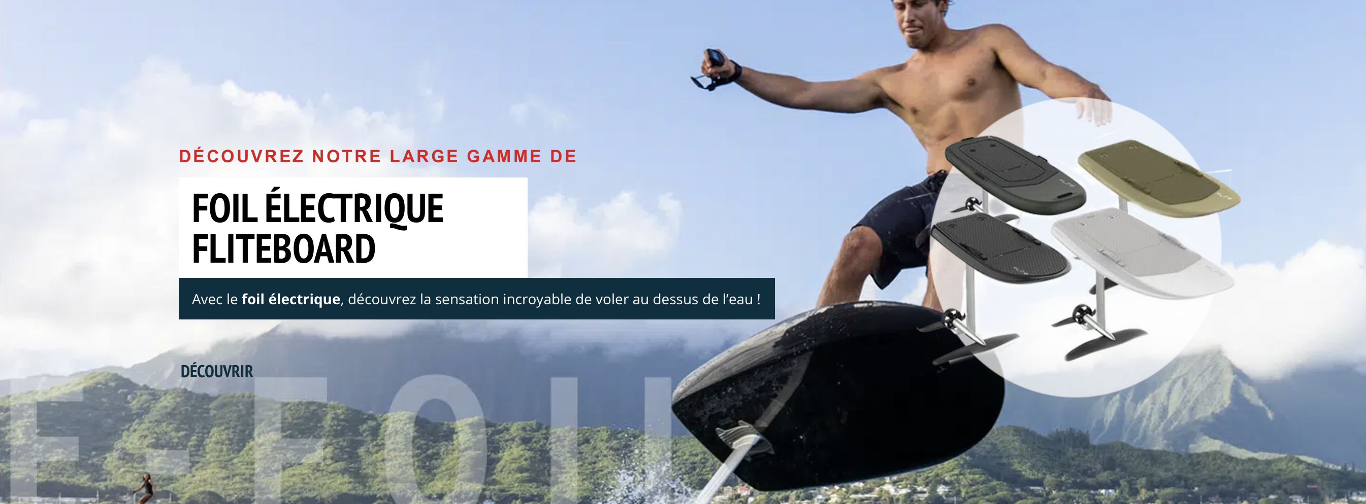 foil électrique fliteboard responsive 25
